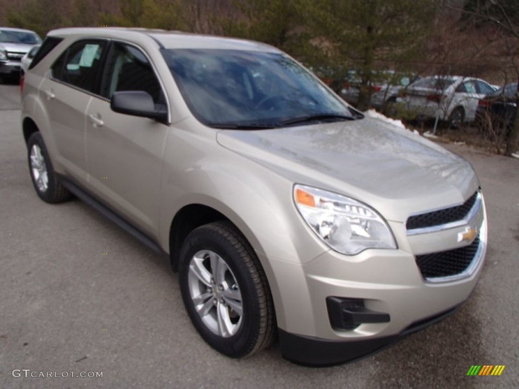 2013 Equinox LS - Champagne Silver Metallic / Jet Black photo #2