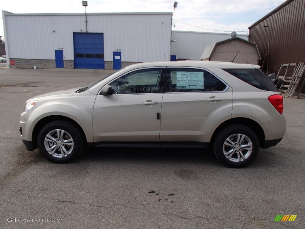 2013 Equinox LS - Champagne Silver Metallic / Jet Black photo #5