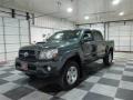 2011 Timberland Green Mica Toyota Tacoma V6 TRD Sport PreRunner Double Cab  photo #3