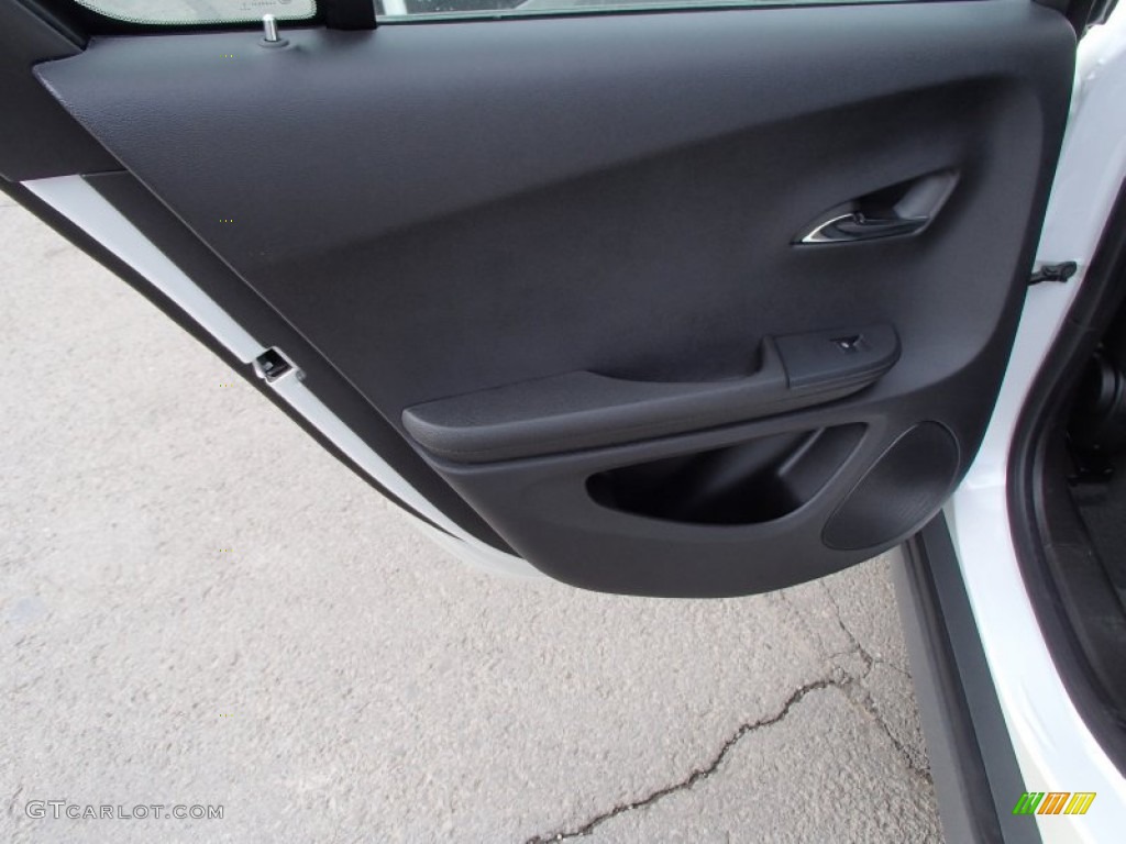 2013 Chevrolet Volt Standard Volt Model Jet Black/Dark Accents Door Panel Photo #79067326