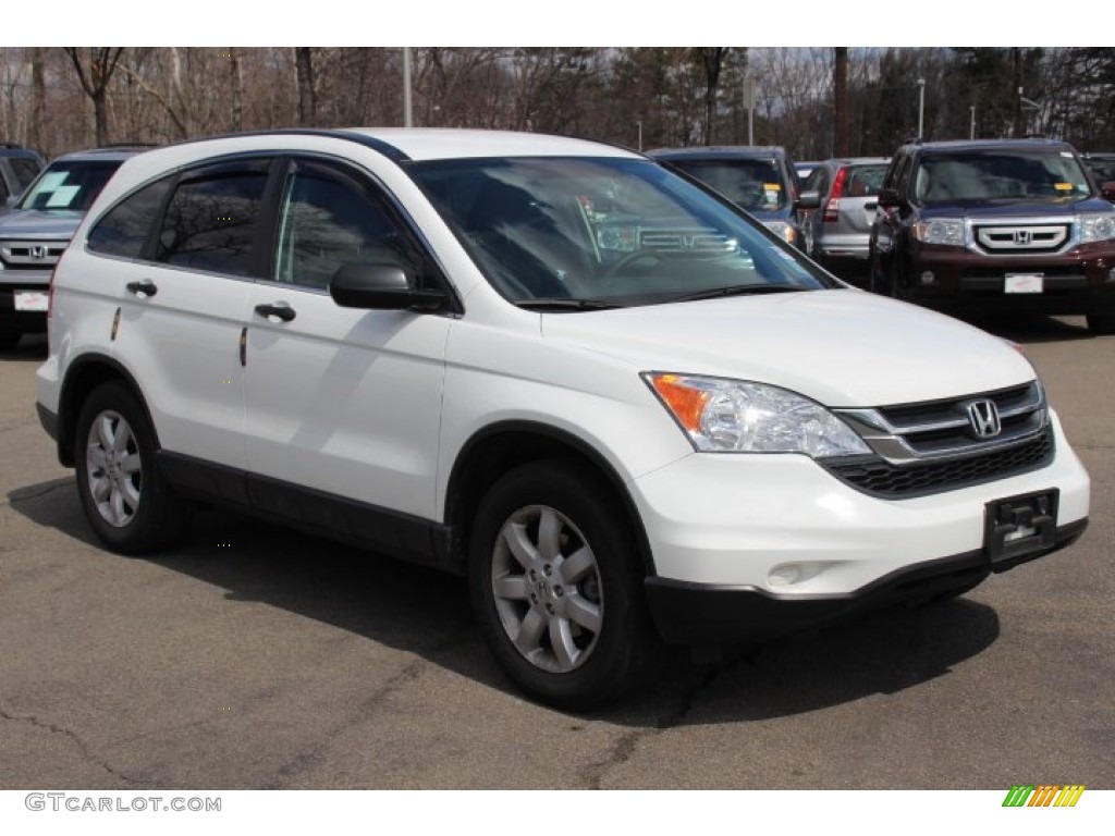 2011 CR-V SE 4WD - Taffeta White / Gray photo #3