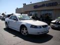2002 Oxford White Ford Mustang V6 Convertible  photo #22