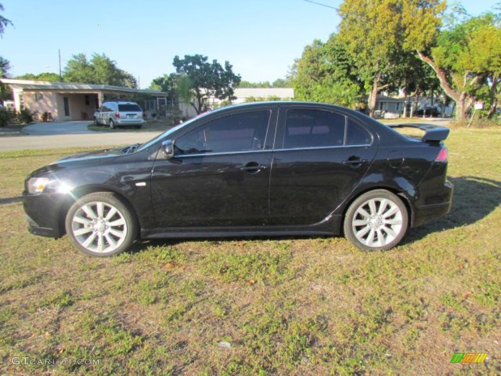 Tarmac Black Pearl 2009 Mitsubishi Lancer RALLIART Exterior Photo #79068509