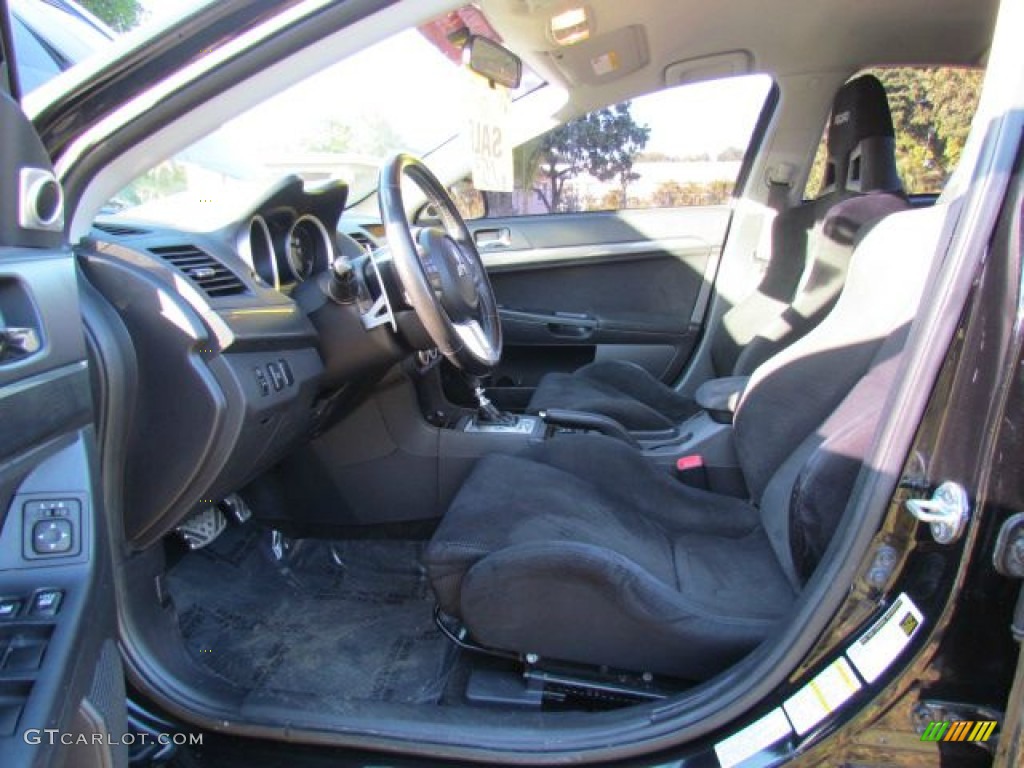 2009 Mitsubishi Lancer RALLIART Interior Color Photos