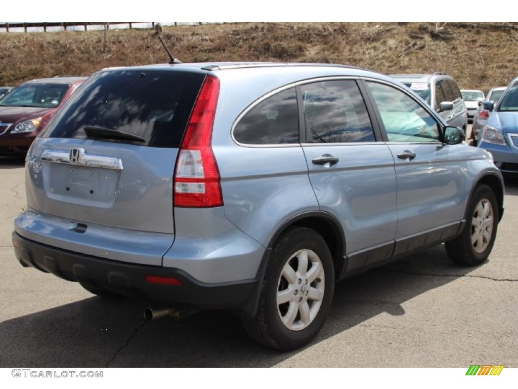 2009 CR-V EX 4WD - Glacier Blue Metallic / Gray photo #5