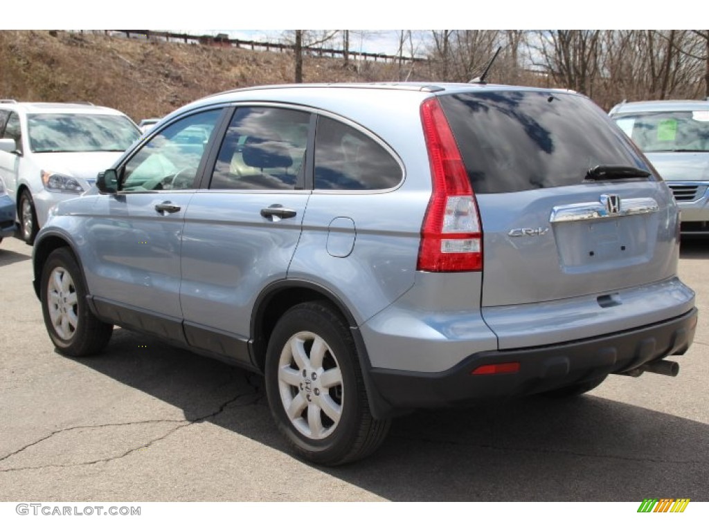 2009 CR-V EX 4WD - Glacier Blue Metallic / Gray photo #7