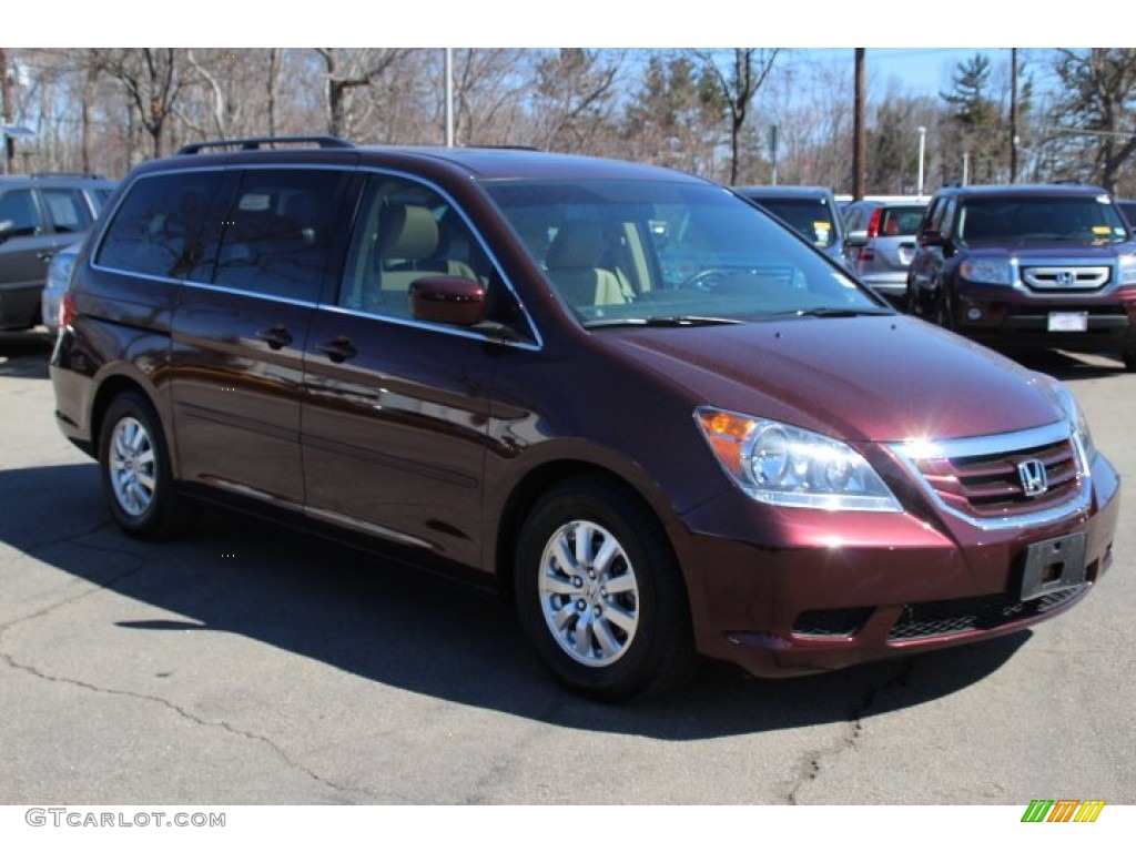 Dark Cherry Pearl 2010 Honda Odyssey EX-L Exterior Photo #79069438