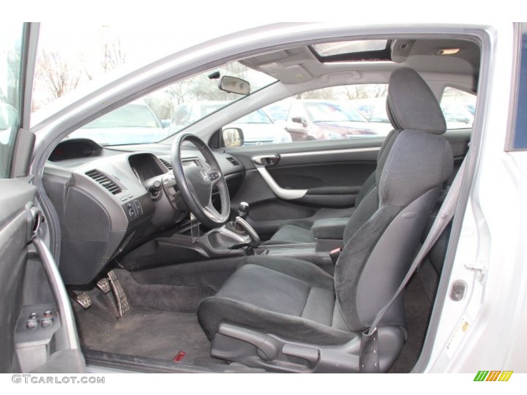 Black Interior 2006 Honda Civic Si Coupe Photo #79070092