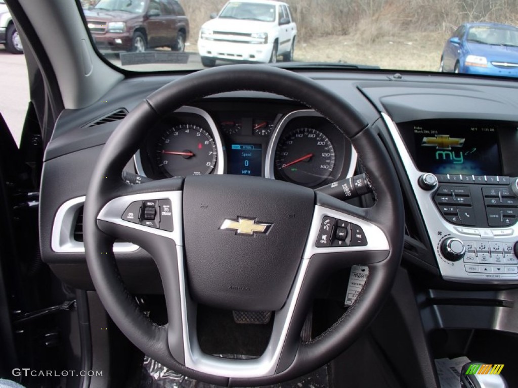 2013 Equinox LT AWD - Ashen Gray Metallic / Jet Black photo #18