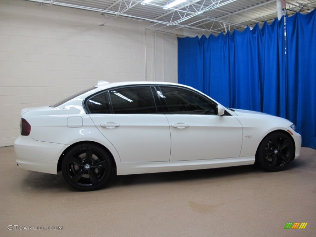 2009 3 Series 335i Sedan - Alpine White / Beige photo #8