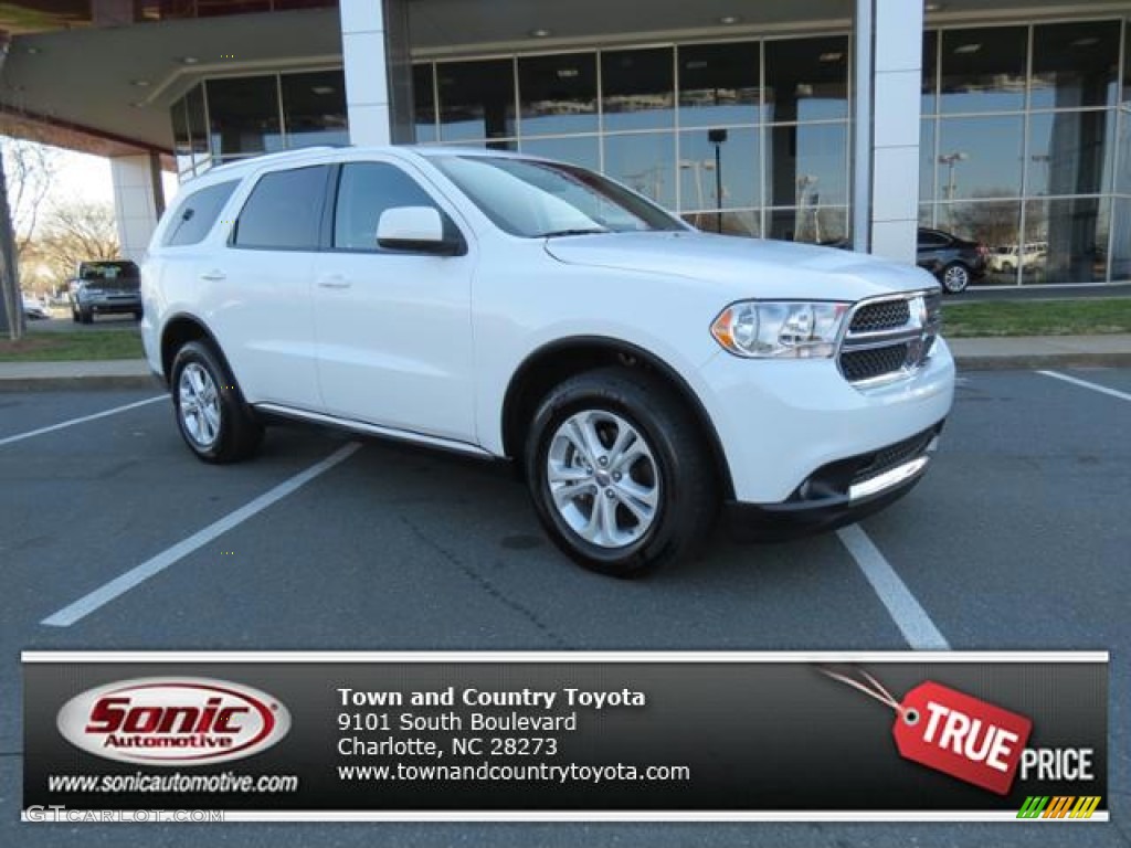 2013 Durango SXT AWD - Bright White / Dark Graystone/Medium Graystone photo #1