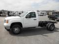 Summit White - Sierra 3500HD Regular Cab Chassis Photo No. 4