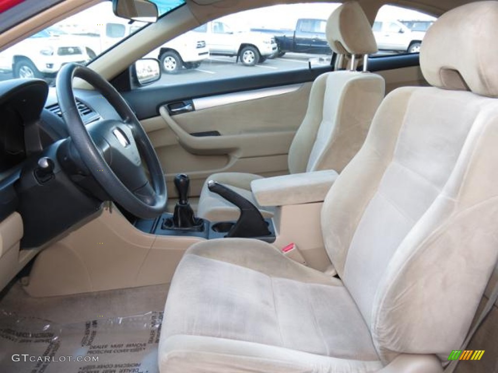 2004 Accord LX Coupe - San Marino Red Pearl / Ivory photo #8