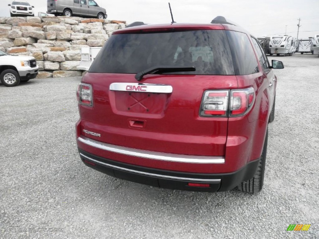 2013 Acadia SLE - Crystal Red Tintcoat / Ebony photo #24