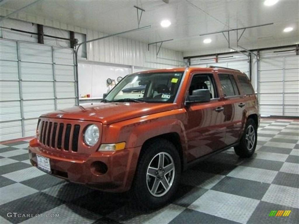 2009 Patriot Sport - Sunburst Orange Pearl / Dark Slate Gray/Medium Slate Gray photo #3