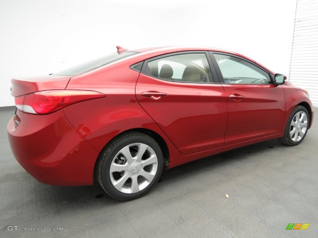 Red Allure 2013 Hyundai Elantra Limited Exterior Photo #79075844