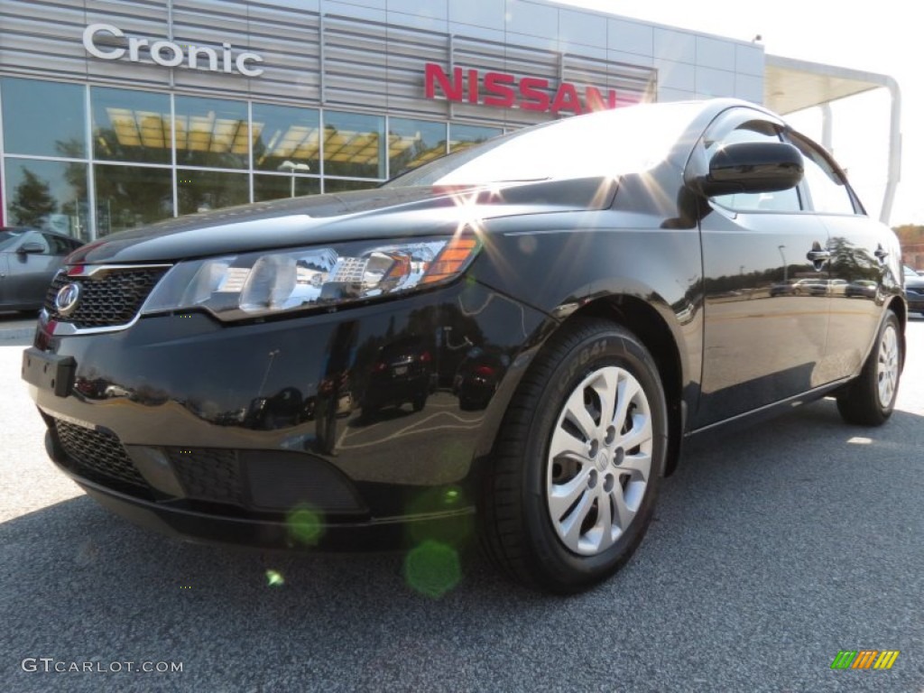 2011 Forte LX - Ebony Black / Stone photo #1