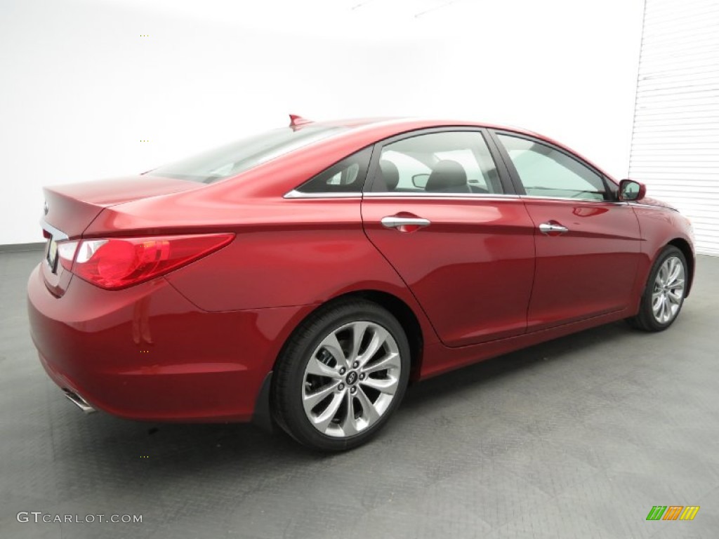 2013 Sonata SE - Sparkling Ruby / Black photo #2