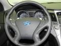 2013 Hyundai Sonata Black Interior Steering Wheel Photo