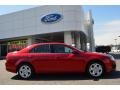 2011 Red Candy Metallic Ford Fusion SE V6  photo #2