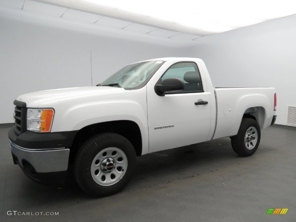 2013 Sierra 1500 Regular Cab - Summit White / Dark Titanium photo #1