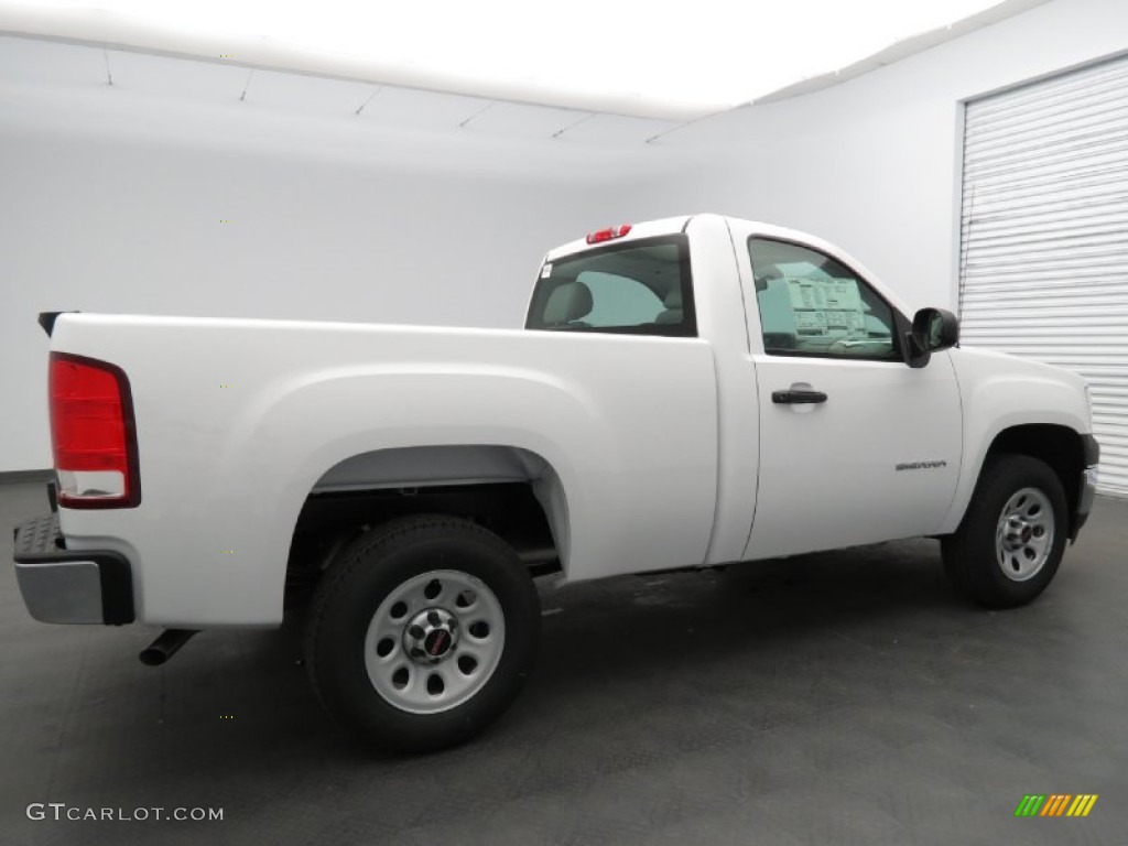 2013 Sierra 1500 Regular Cab - Summit White / Dark Titanium photo #3