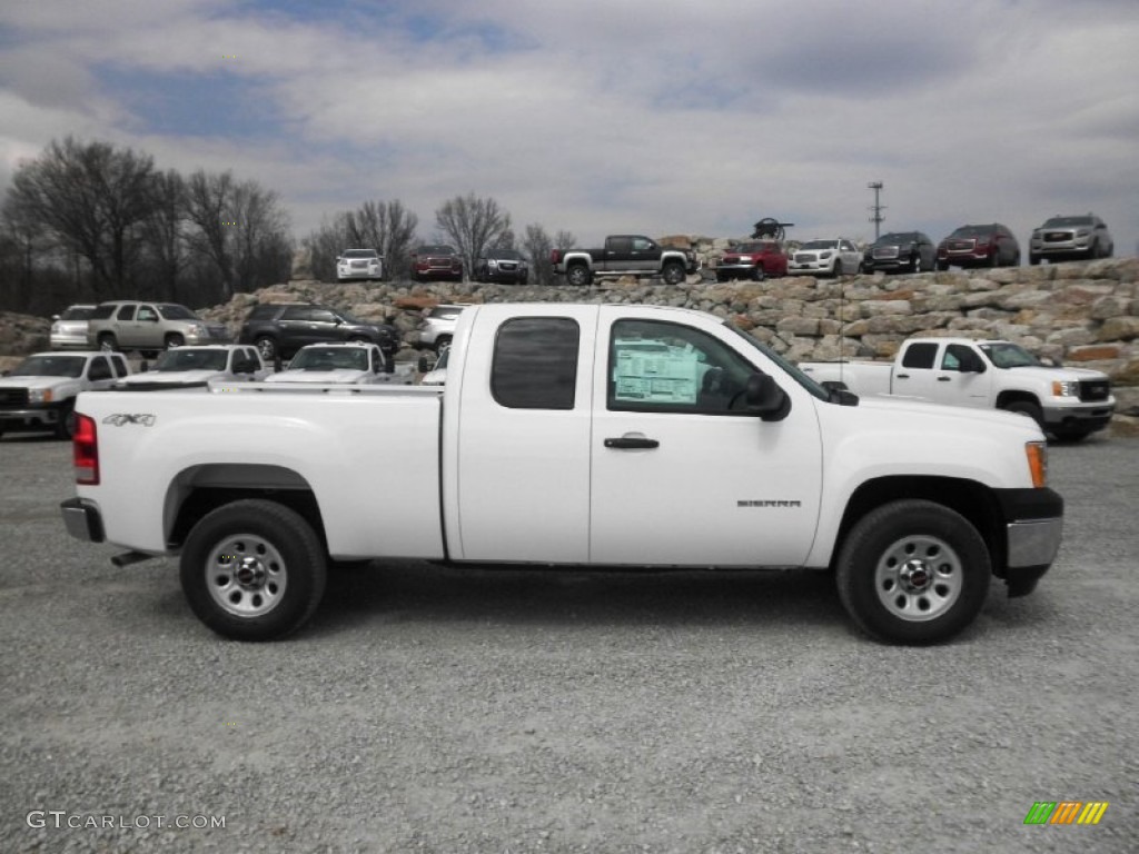 2013 Sierra 1500 Extended Cab 4x4 - Summit White / Ebony photo #1