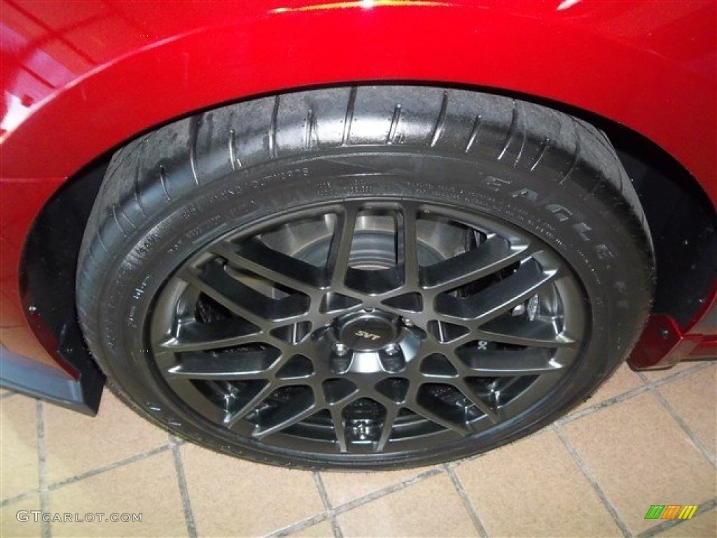 2014 Mustang Shelby GT500 SVT Performance Package Coupe - Ruby Red / Shelby Charcoal Black/Black Accents photo #4