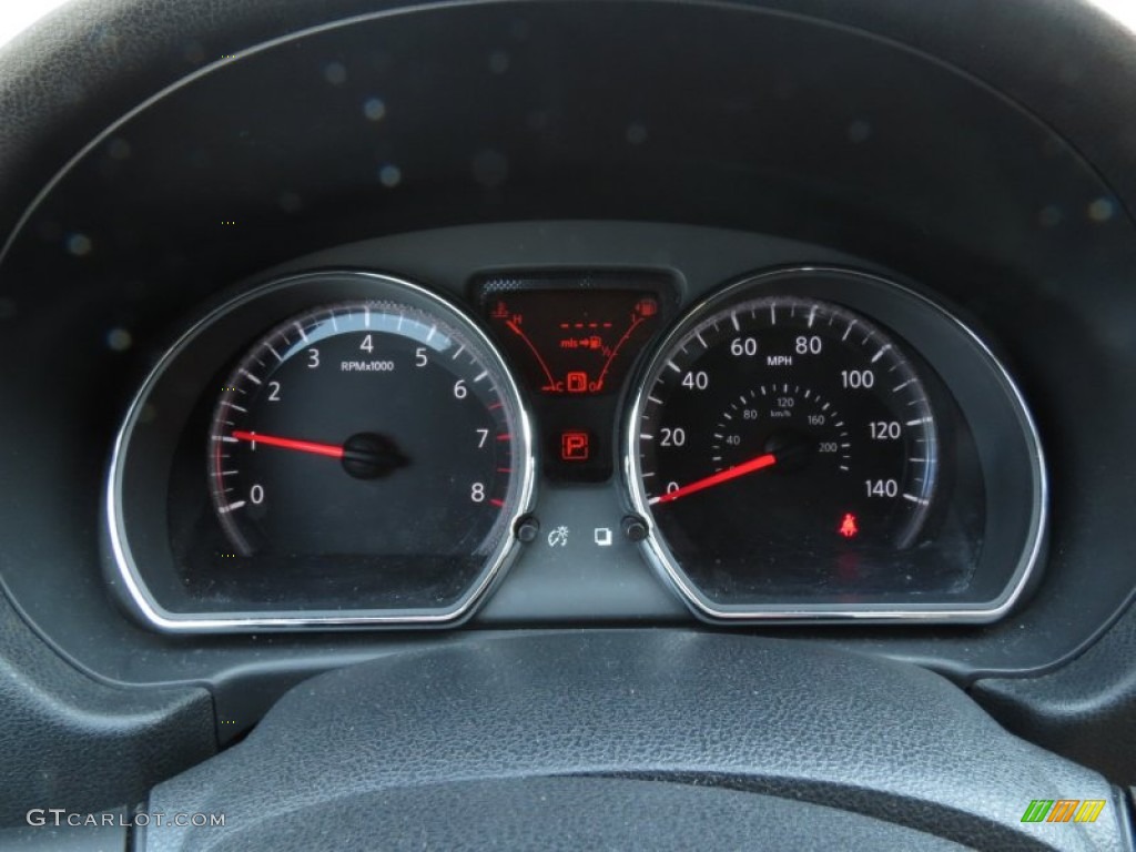 2012 Nissan Versa 1.6 SV Sedan Gauges Photos