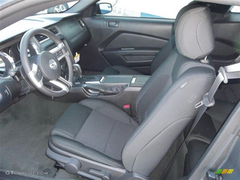Charcoal Black Interior 2014 Ford Mustang V6 Coupe Photo #79078288