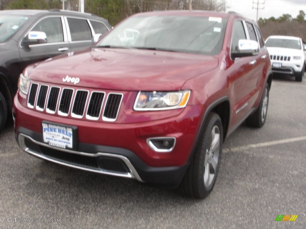 Deep Cherry Red Crystal Pearl Jeep Grand Cherokee