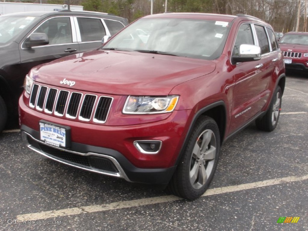 2014 Grand Cherokee Limited 4x4 - Deep Cherry Red Crystal Pearl / New Zealand Black/Light Frost photo #1