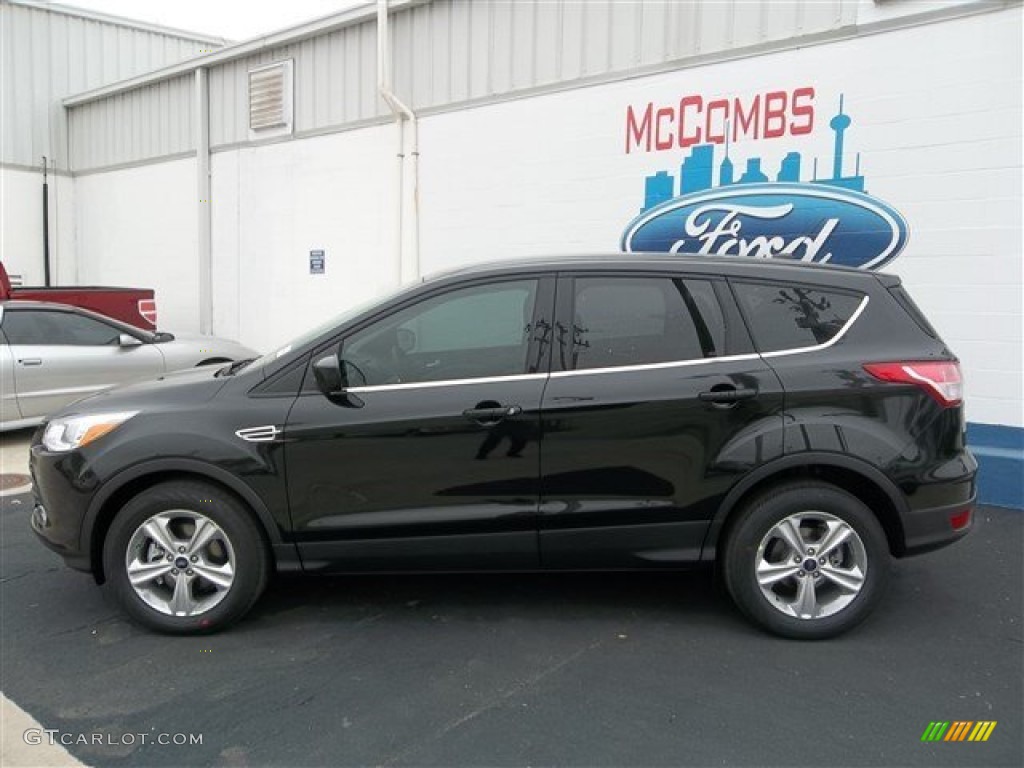 2013 Escape SE 1.6L EcoBoost - Tuxedo Black Metallic / Medium Light Stone photo #3