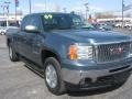 Stealth Gray Metallic 2009 GMC Sierra 1500 SLT Extended Cab 4x4