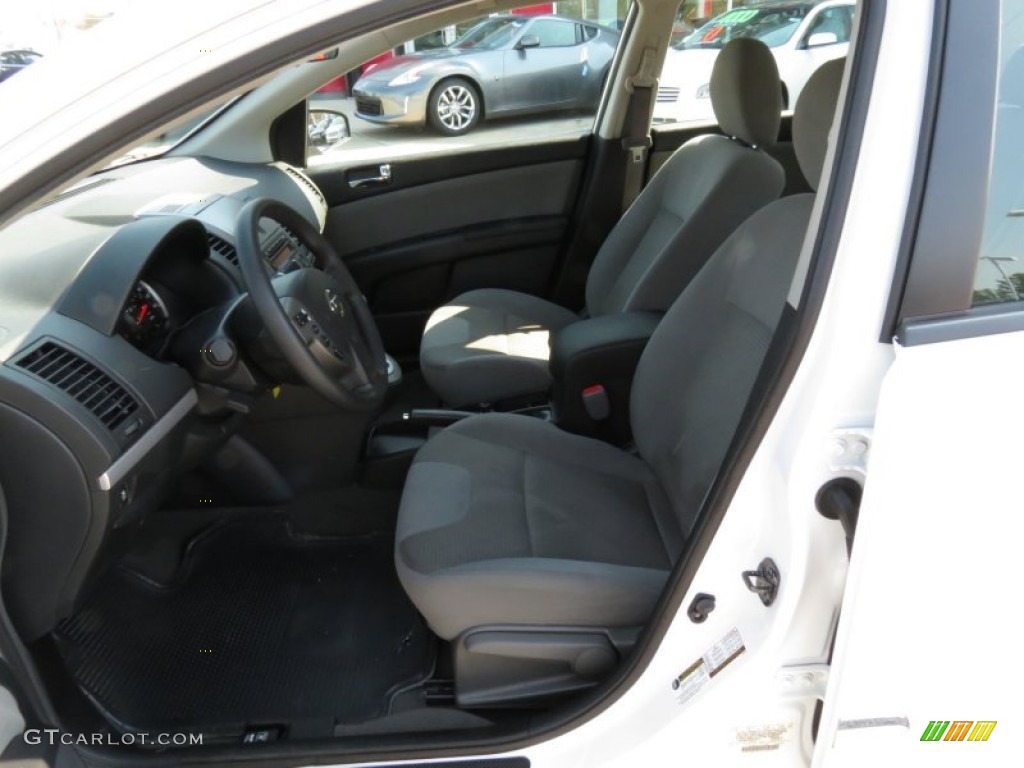 2012 Sentra 2.0 S - Aspen White / Charcoal photo #10