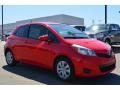 2013 Absolutely Red Toyota Yaris L 3 Door  photo #7