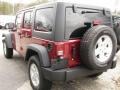 2013 Deep Cherry Red Crystal Pearl Jeep Wrangler Unlimited Sport S 4x4  photo #4