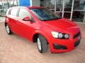 2013 Victory Red Chevrolet Sonic LT Hatch  photo #13