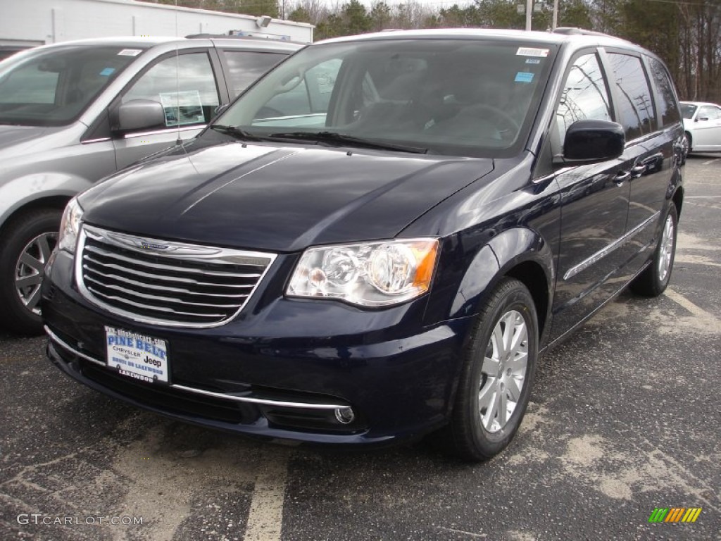 2013 Town & Country Touring - True Blue Pearl / Black/Light Graystone photo #1