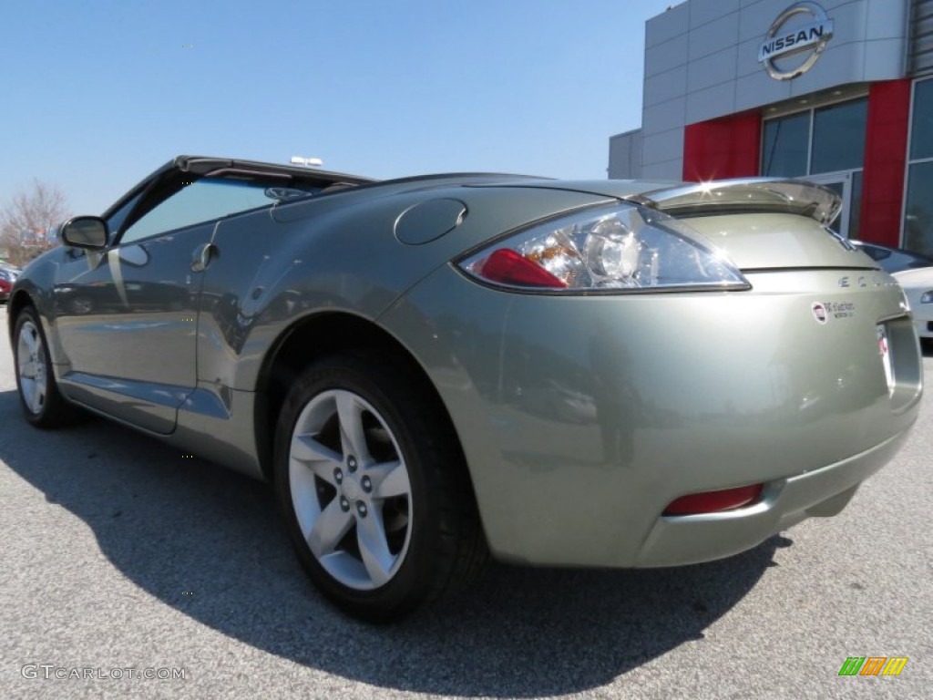 2008 Eclipse Spyder GS - Optimist Green Metallic / Dark Charcoal photo #3