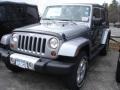 2013 Billet Silver Metallic Jeep Wrangler Unlimited Sahara 4x4  photo #1