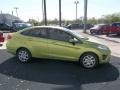 2013 Lime Squeeze Ford Fiesta SE Sedan  photo #8