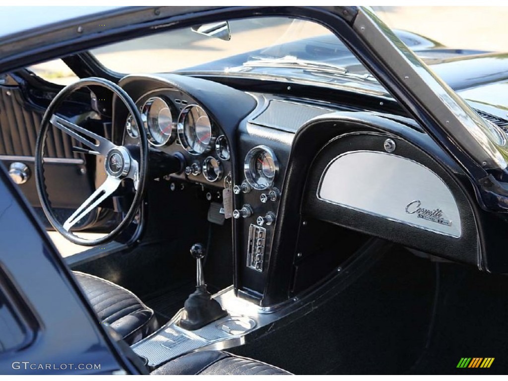 1963 Corvette Sting Ray Fuelie Coupe - Tuxedo Black / Black photo #2