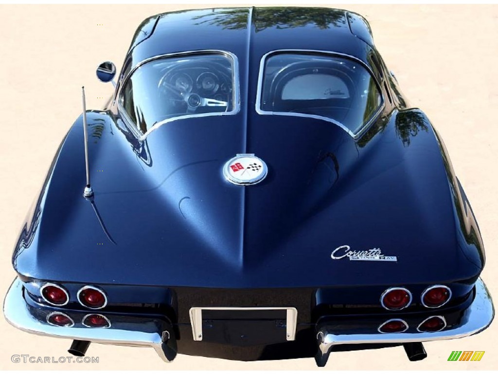 1963 Corvette Sting Ray Fuelie Coupe - Tuxedo Black / Black photo #9