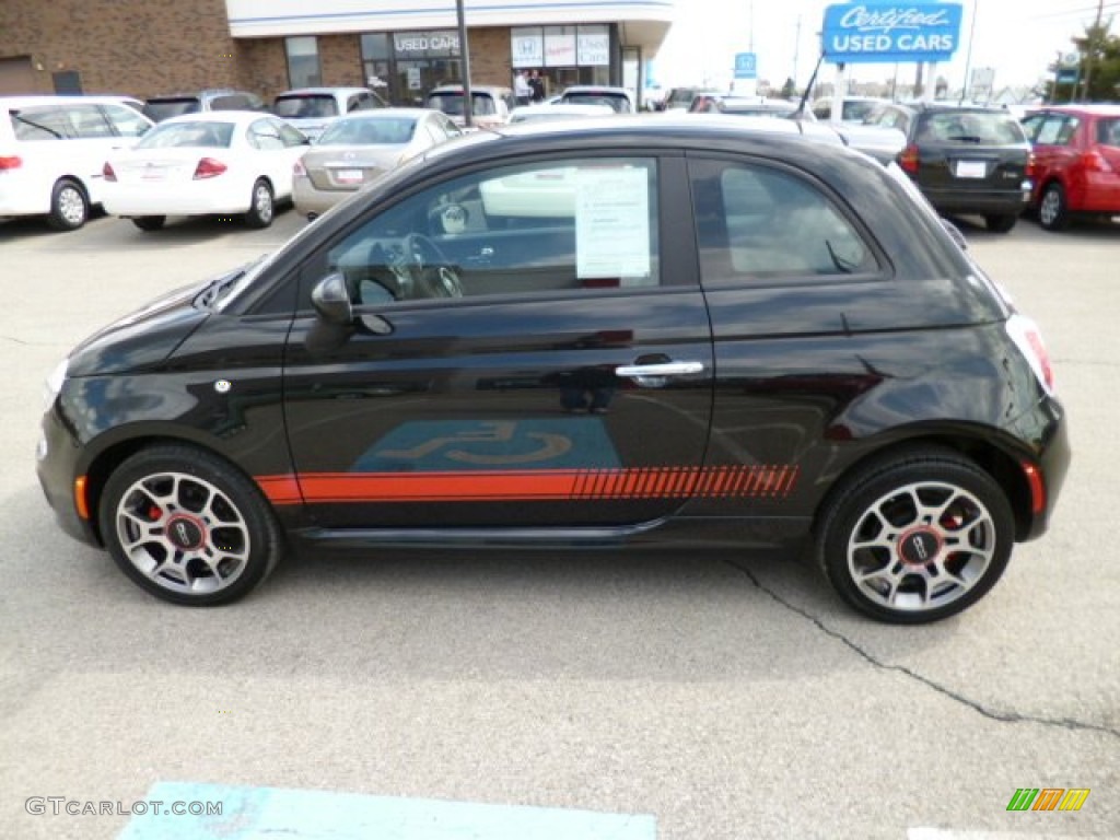 Nero (Black) 2012 Fiat 500 Sport Exterior Photo #79082705