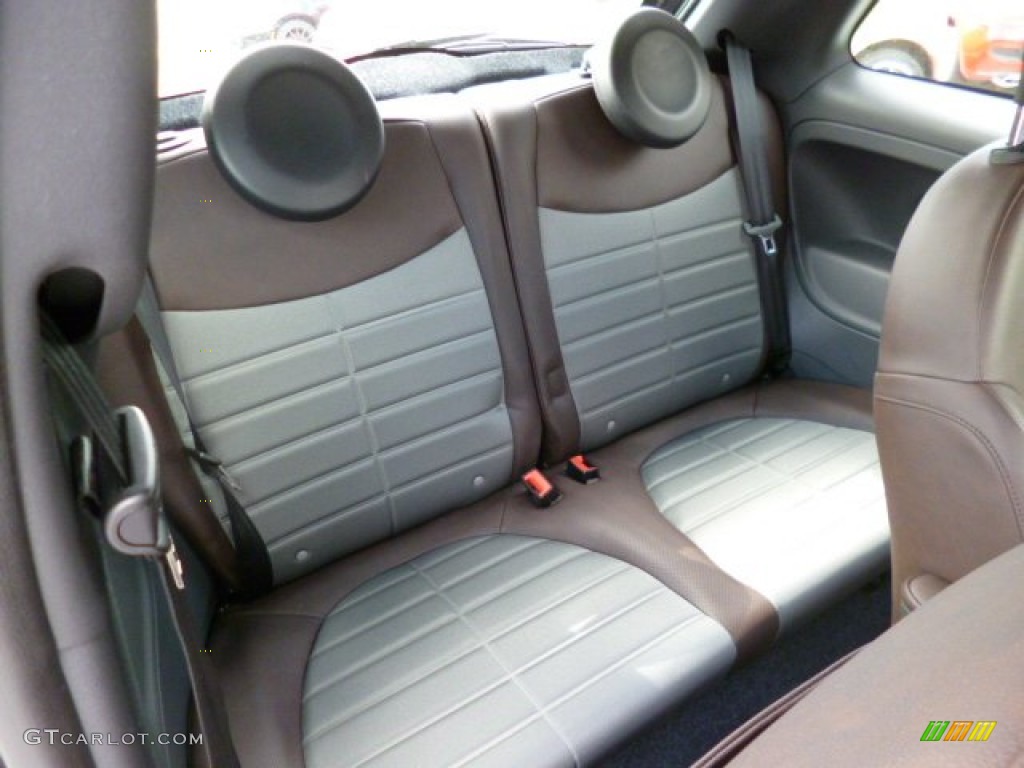 Sport Tessuto Marrone/Nero (Brown/Black) Interior 2012 Fiat 500 Sport Photo #79082822
