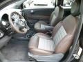 Sport Tessuto Marrone/Nero (Brown/Black) 2012 Fiat 500 Sport Interior Color