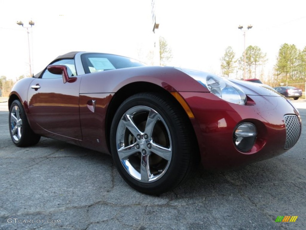 2009 Solstice Roadster - Wicked Ruby Red / Ebony/Sand photo #1