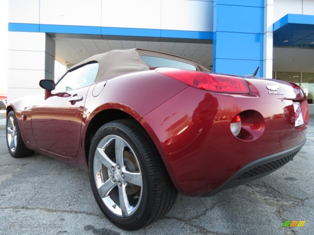 Wicked Ruby Red 2009 Pontiac Solstice Roadster Exterior Photo #79083407