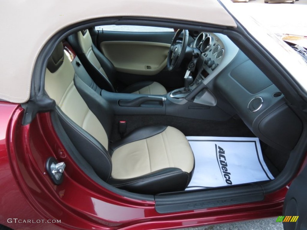 2009 Solstice Roadster - Wicked Ruby Red / Ebony/Sand photo #15